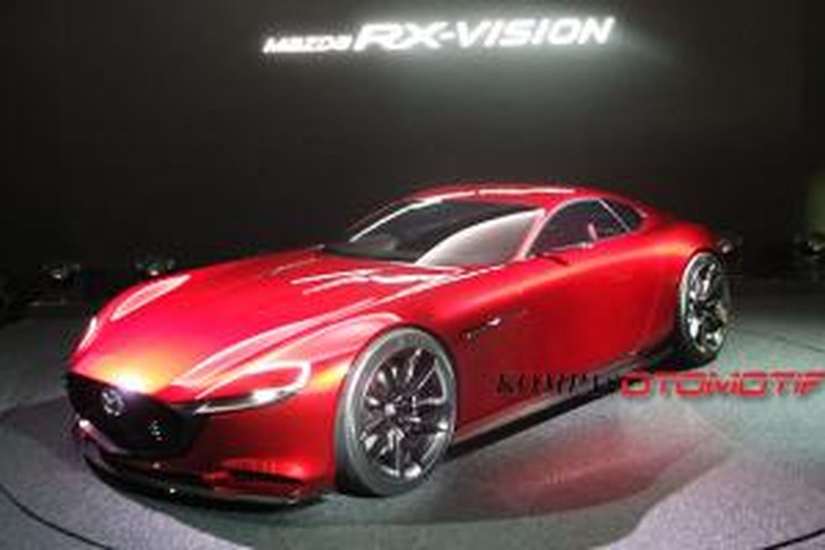 Mazda RX-Vision menggunakan mesin Skyactiv-R yang menjadi penerus mesin rotary.