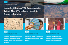 [POPULER TREN] Boeing 777 Jakarta-Taipe Turbulensi | Megathrust Selat Sunda Bisa Picu Tsunami