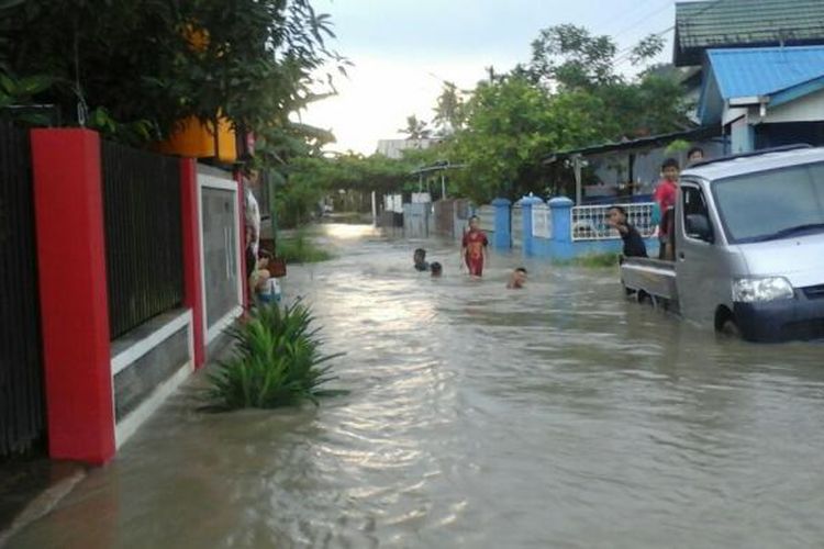 Ilustrasi banjir Samarinda 