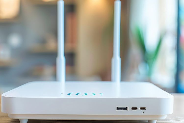 Ilustrasi router WiFi.