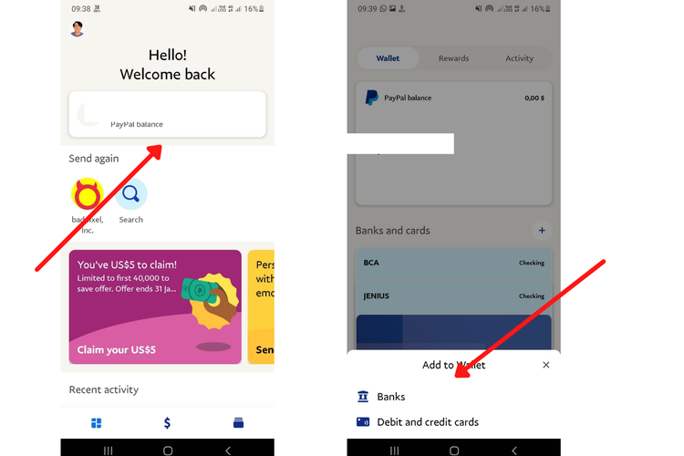 Cara top up PayPal dan cara tarik saldo PayPal ke rekening bank dengan mudah