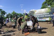 KLHK dan TNI Tanam 1.500 Anakan Pohon di Kota Kupang