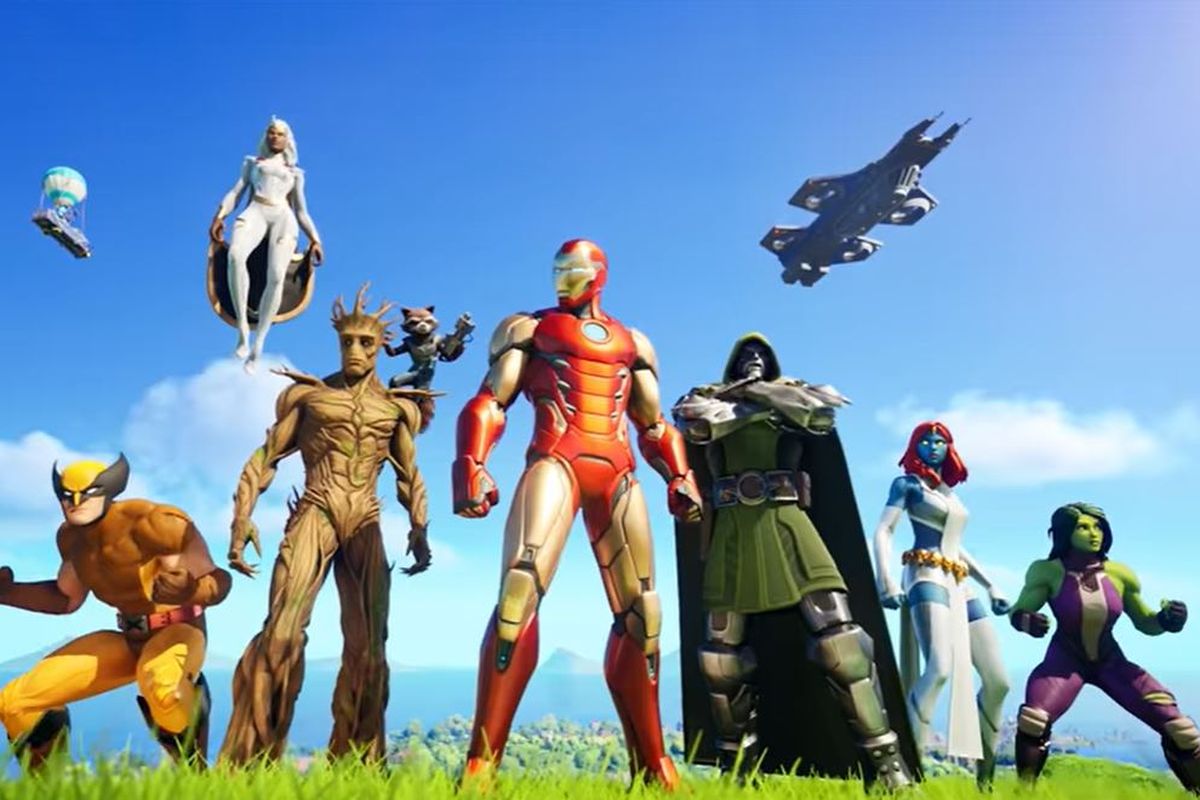 Deretan karakter Marvel yang mampir di game Fortnite.