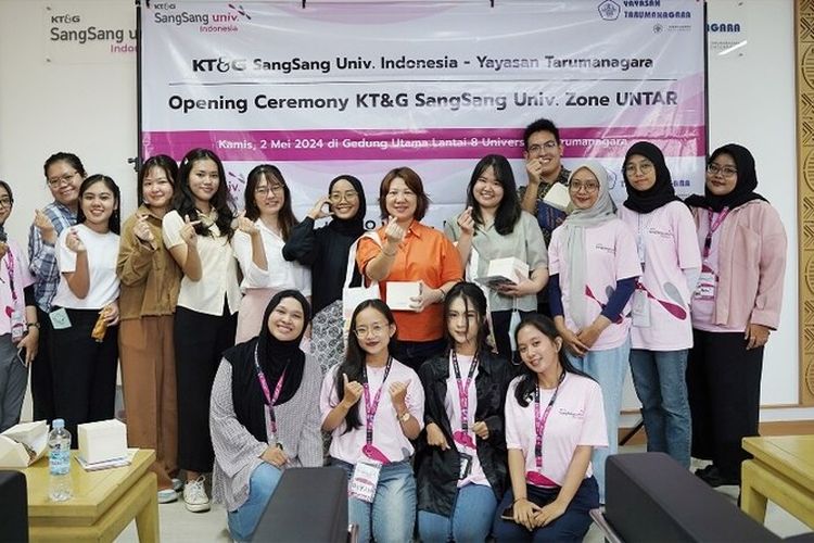 KT&G meresmikan Univ. Zone di Universitas Tarumanagara, Jakarta (2/5/2024)
