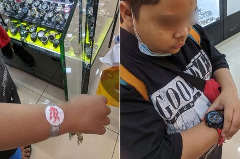 Pakai Jam Tangan dari Kertas, Bocah Ini Menangis Saat Dibelikan Jam Sungguhan