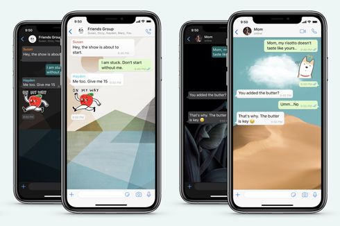 Wallpaper Chat di WhatsApp Bisa Dibikin Beda Tiap Kontak