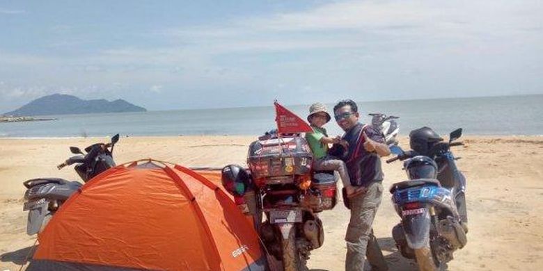 Kisah Di Balik Perjalanan Lilik Naik Motor Jambi Arab Saudi Demi