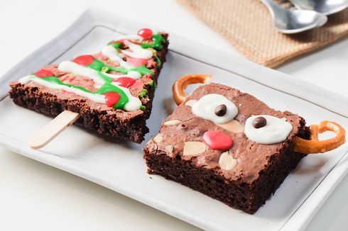 Resep Brownies Bentuk Rusa Natal, Cocok untuk Hampers