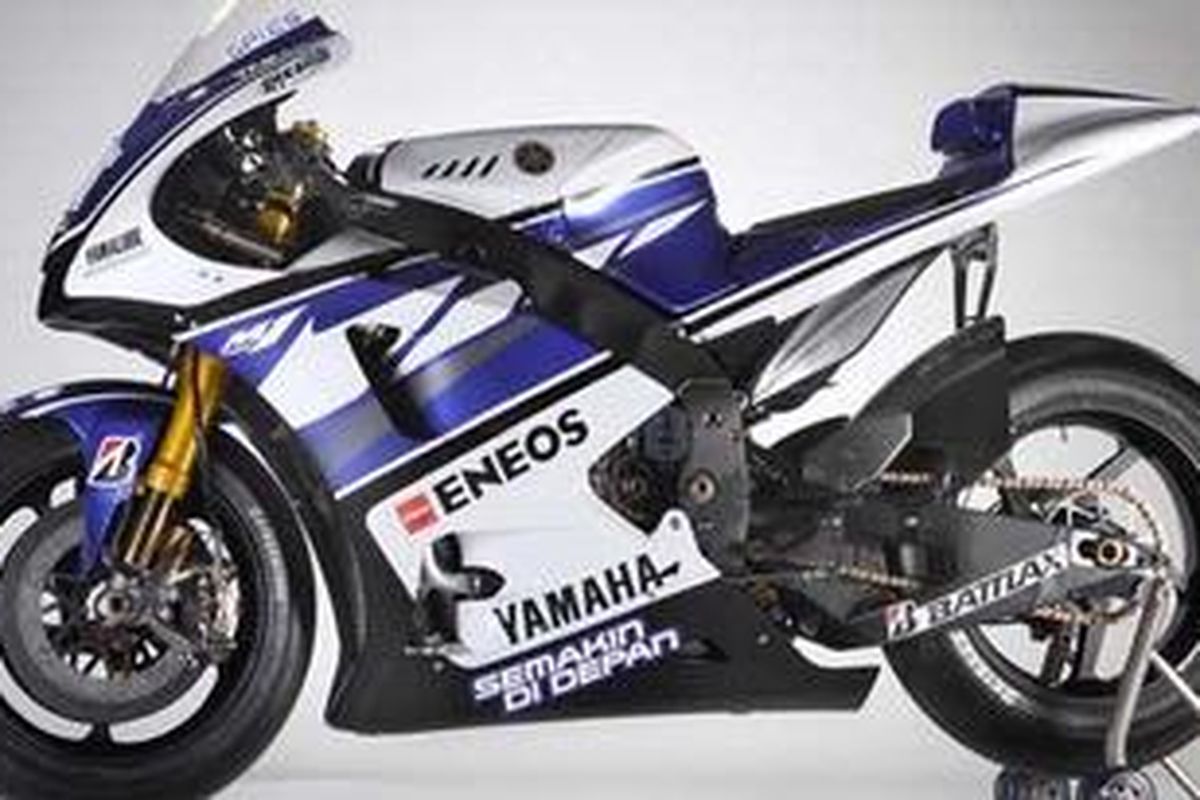 Motor baru Yamaha YZR-M1 mesin 1.000 cc milik Ben Spies.