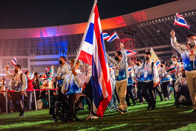 Kontingen Thailand pada ajang ASEAN Para Games 2022 di Solo, Indonesia. Mereka mengirim 303 atlet