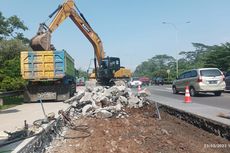 Jagorawi Arah Jakarta Macet, Ada Perbaikan Jalan Sepanjang 140 Meter