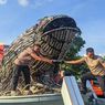 Uniknya Monumen Ikan Bandeng yang Terbuat dari 4.031 Knalpot Brong Sitaan Satlantas Polresta Pati