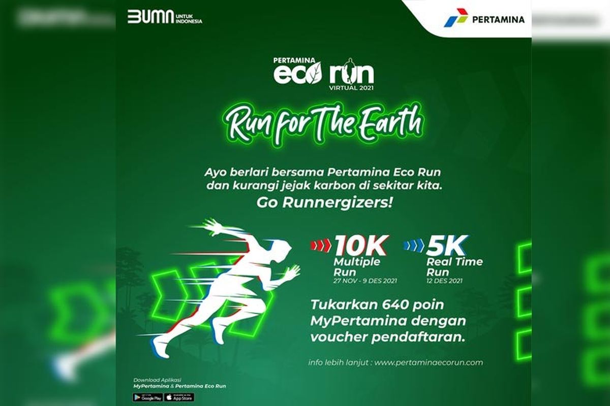 Pertamina Eco Run 2021.