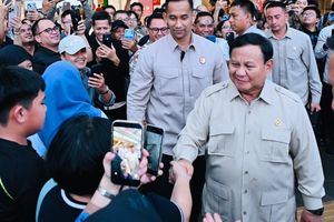 Prabowo Kembali ke Jakarta Pakai Whoosh Usai Resmikan SMA Taruna Nusantara di Cimahi