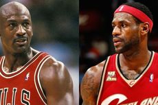 LeBron James Sejajarkan Diri dengan Michael Jordan