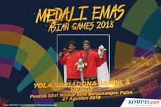 INFOGRAFIK Asian Games: Medali Emas Ke-14, Yola-Hendy