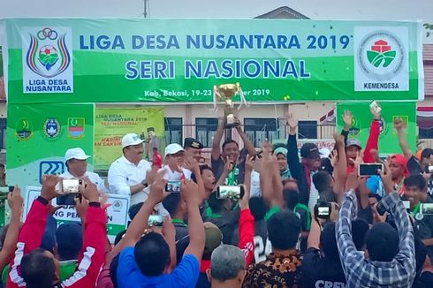 Banumas OKU Timur Juara Liga Desa Nusantara 2019