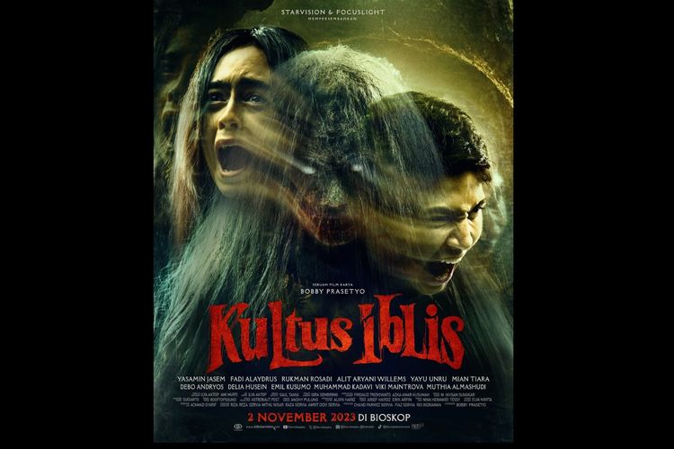 Poster film Kultus Iblis yang disutradarai oleh Bobby Prasetyo.