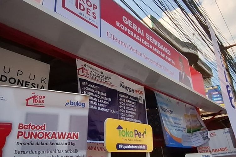Ilustrasi Koperasi Desa Merah Putih di Desa Cileunyi Wetan, Kecamatan Cileunyi, Kabupaten Bandung, Jawa Barat. Pemerintah akan menempatkan PPPK di setiap Kopdes Merah Putih.