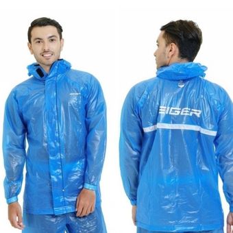 Eiger Squadron Rain Suit, salah satu produk jas hujan.