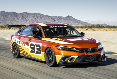 Baru Meluncur, Civic Si Bergaya Balap Mejeng di SEMA Show 2021