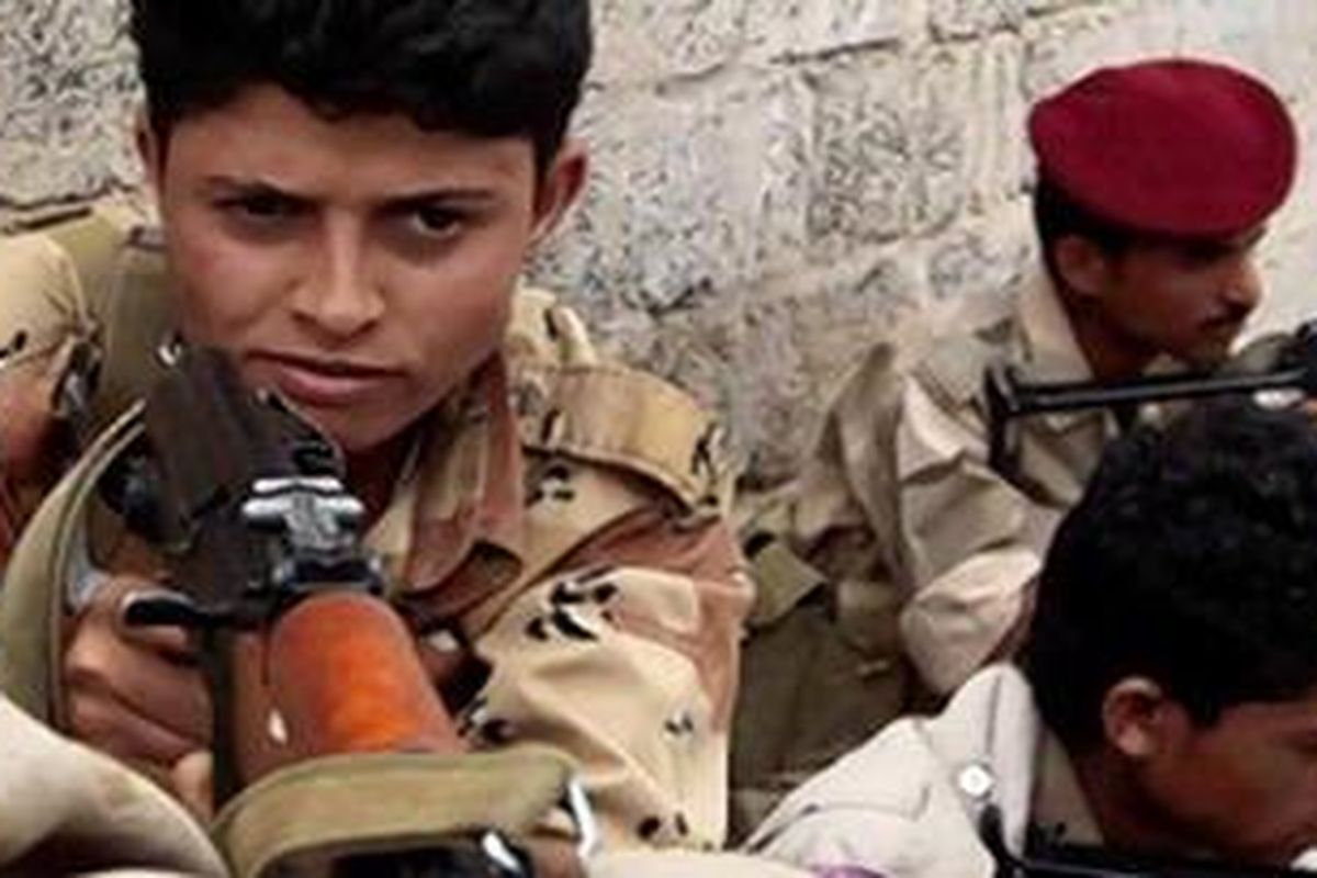 Tentara Yaman bersiaga di Sanaa, ibukota Yaman.