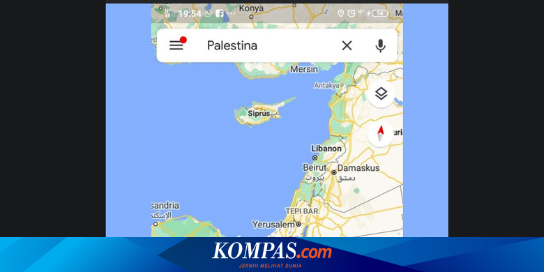 [KLARIFIKASI] Palestina Dihapus dari Google Maps
