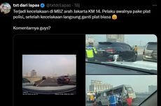 Toyota Fortuner Picu Kecelakaan Tol MBZ, Ternyata Mobil Dinas Polda Jabar...