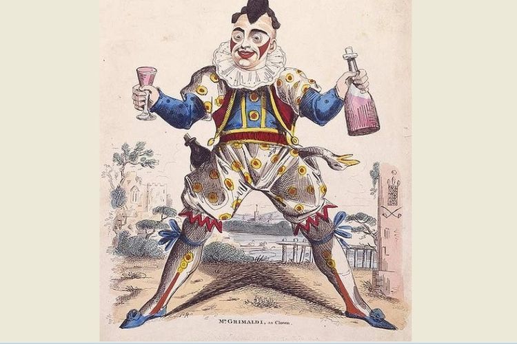 Joseph Grimaldi berperan sebagai badut Joey. (History of Circus)