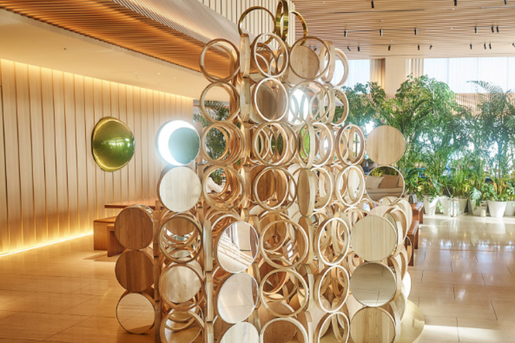 Terbuat dari Kayu, Begini Uniknya Pohon Natal Rancangan Kengo Kuma