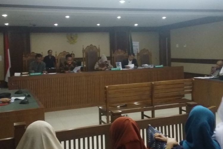 Rapat lanjutan terkait PKPU PT Spekta Properti Indonesia yang digelar di Pengadilan Niaga Jakarta, Kamis (1/11/2018).