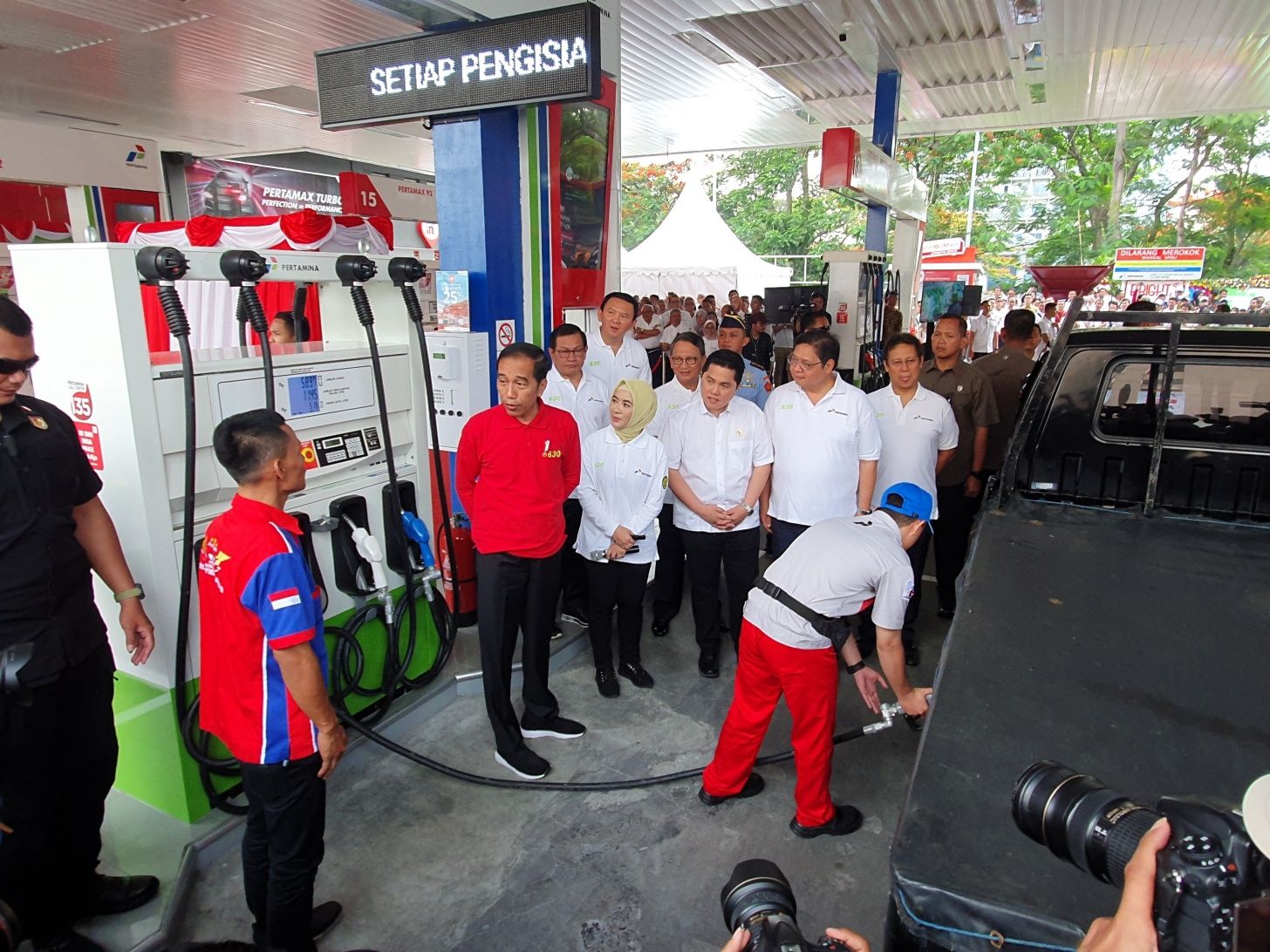 Ditemani Ahok, Jokowi Resmikan Program Biodiesel B30