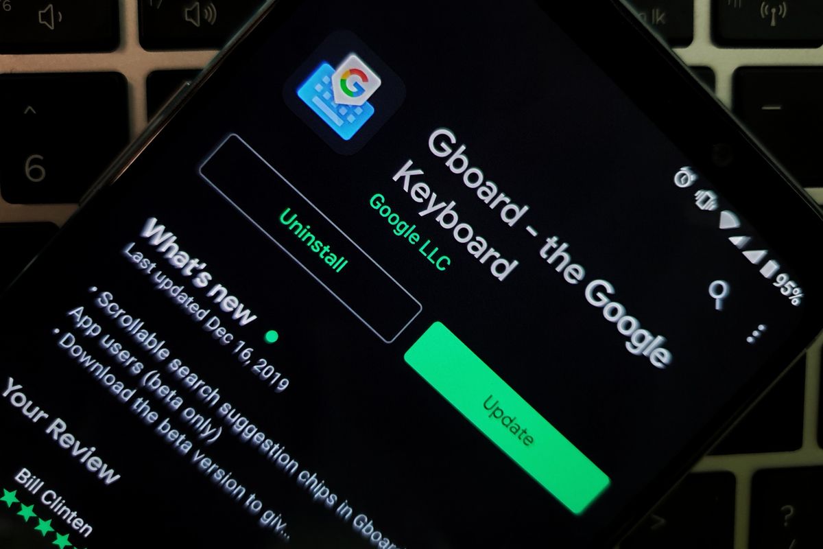 Aplikasi Gboard di Play Store.