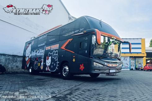 Bus Baru PO KYM Trans, Pakai Bodi Avante H8 Facelift