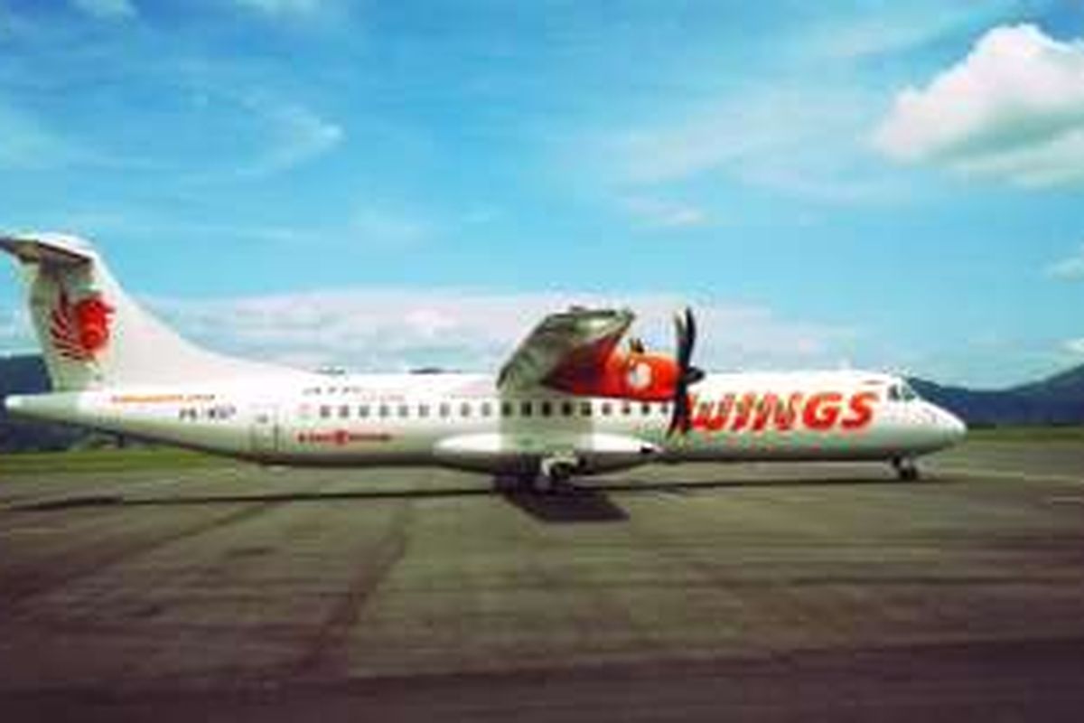 Pesawat Wings Air jenis ATR 72