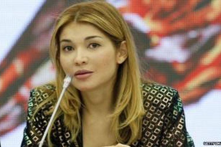Gulnara Karimova, putri sulung presiden Uzbekistan.