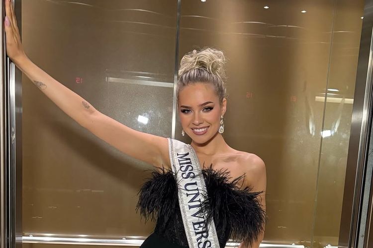 Miss Universe Islandia 2025, Helena O'Connor yang mengundurkan diri dari Miss Universe 2025.