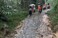 Viral di Medsos, Ibu Mau Melahirkan Harus Ditandu karena Jalan Rusak di Lebak, Ini Respons Kades dan Camat