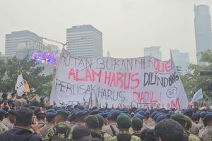 Tak Terganggu, Pekerja Dukung Demo Mahasiswa di Bundaran HI: Mereka yang Membela Kita