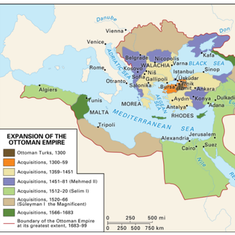 Peta Kekaisaran Ottoman