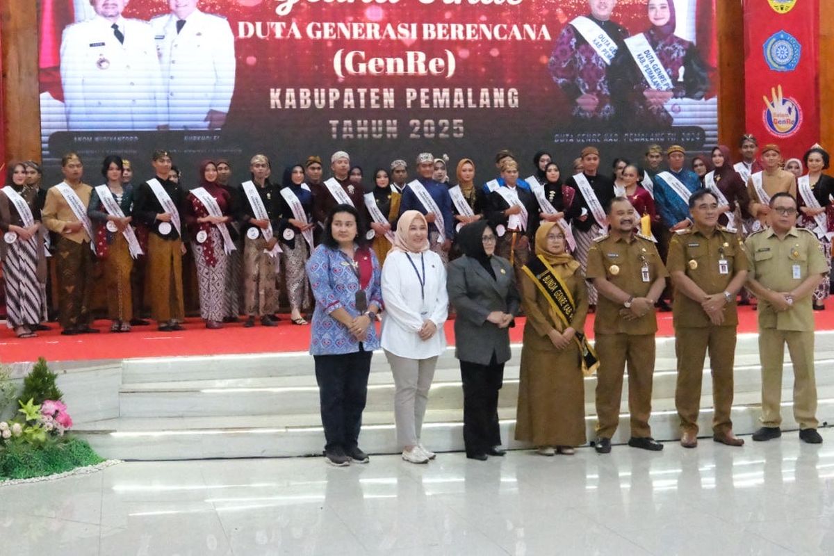 Pemerintah Kabupaten (Pemkab) Pemalang menggelar ajang Grand Final Duta Generasi Berencana (Genre) Kabupaten Pemalang 2025, yang digelar di Gedung RGP Pemalang, Selasa (21/10/2025).