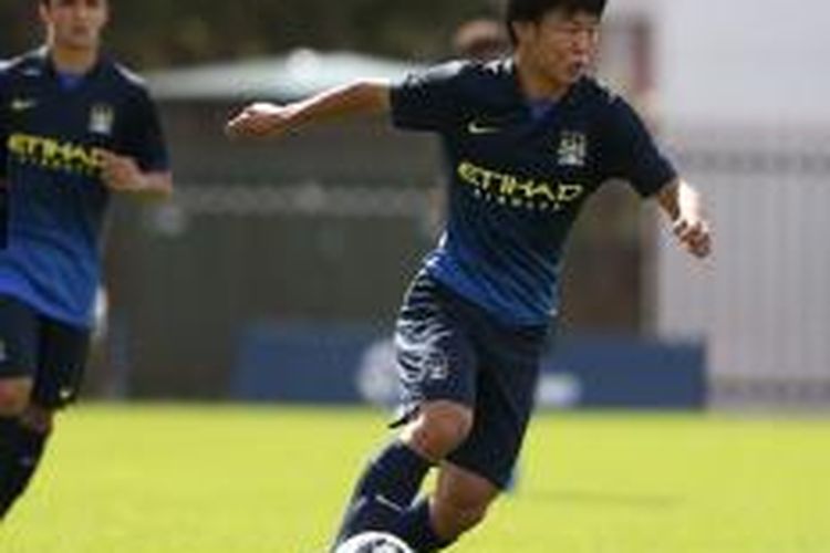 Pemain tim yunior Manchester City, Masashi Wada.