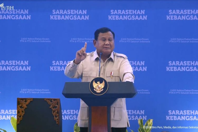 Prabowo ke Para Profesor: Kenapa Indonesia Setelah 81 Tahun Tak Bisa Bikin Mobil Sendiri?
