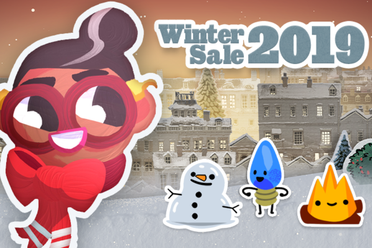 Ilustrasi Steam Winter Sale 2019.