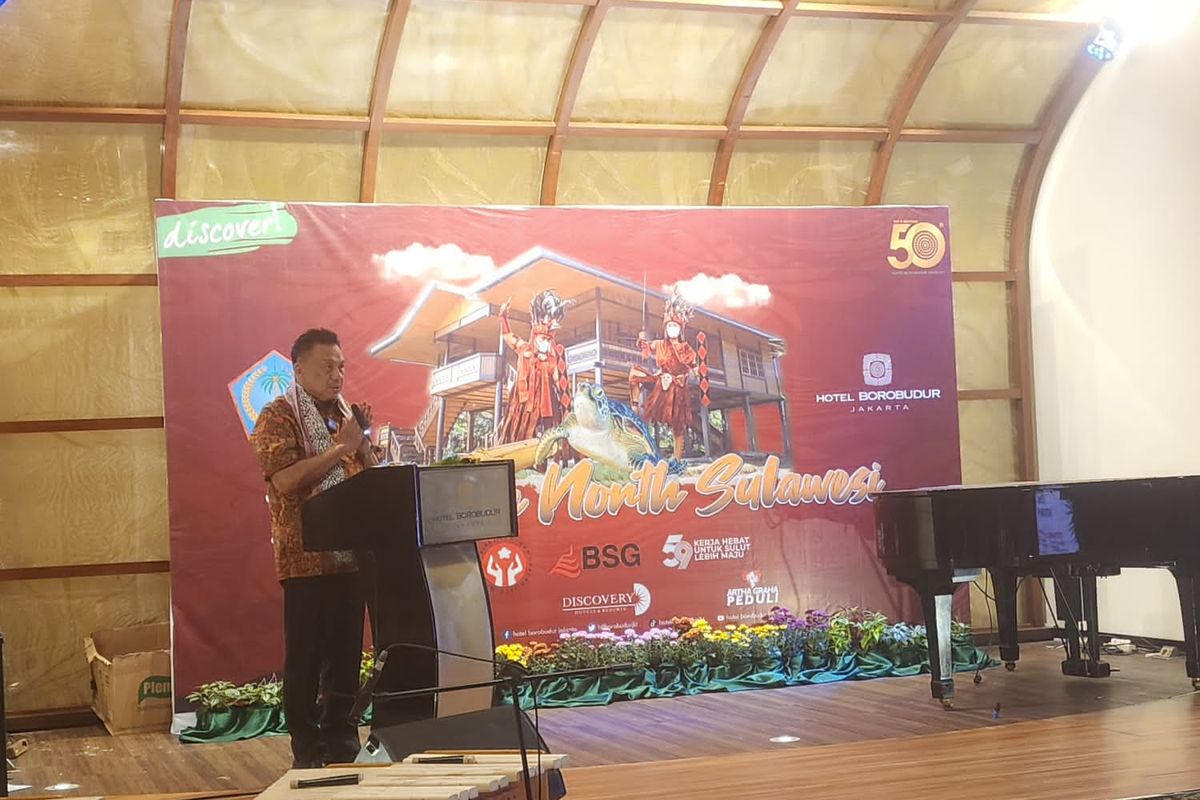 Pemerintah Provinsi (Pemprov) Sulawesi Utara (Sulut) menggelar Discover North Sulawesi di Hotel Borobudur, Jakarta, dalam rangka menyemarakkan Hari Ulang Tahun (HUT) ke-56 Provinsi Sulut.