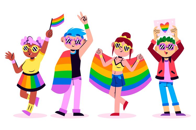 Ilustrasi kelompok LGBT