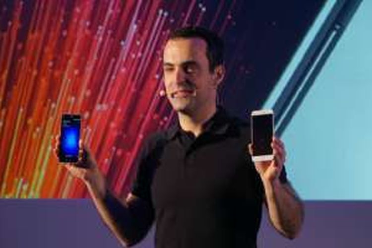Vice President Global Xiaomi Hugo Barra memperkenalkan produk andalan baru pabrikan asal China itu, Mi5