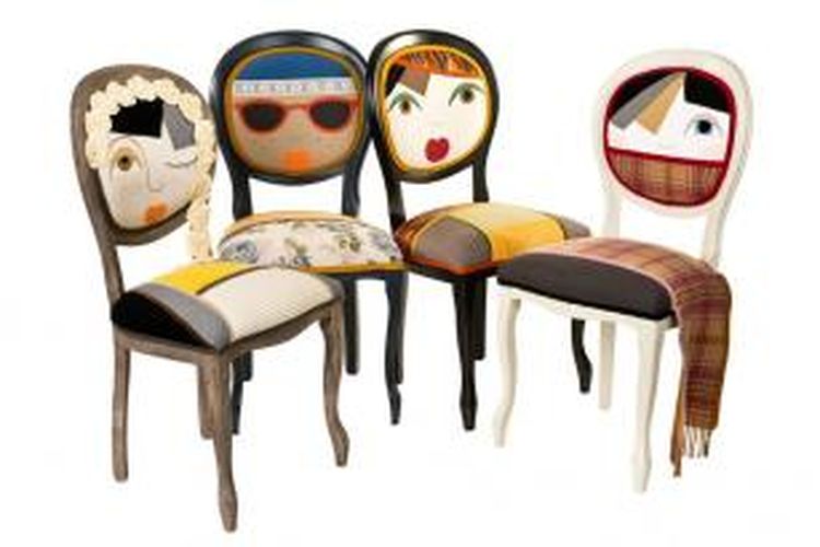  Irina Neacsu, desainer asal Rumania meluncurkan koleksi baru berupa kursi-kursi unik.