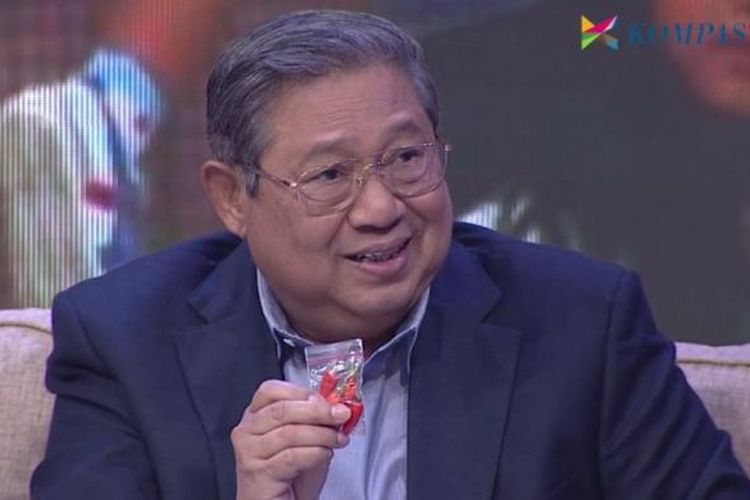 Presiden keenam RI Susilo Bambang Yudhoyono dalam program Rosi di Kompas TV