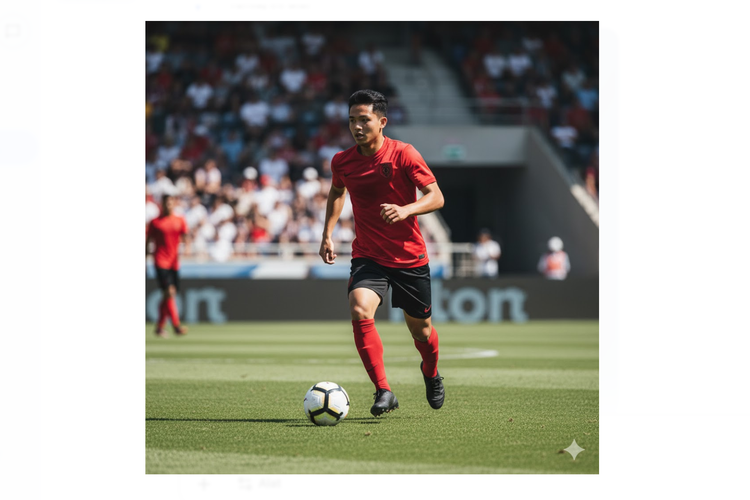 Gemini AI foto sepak bola.